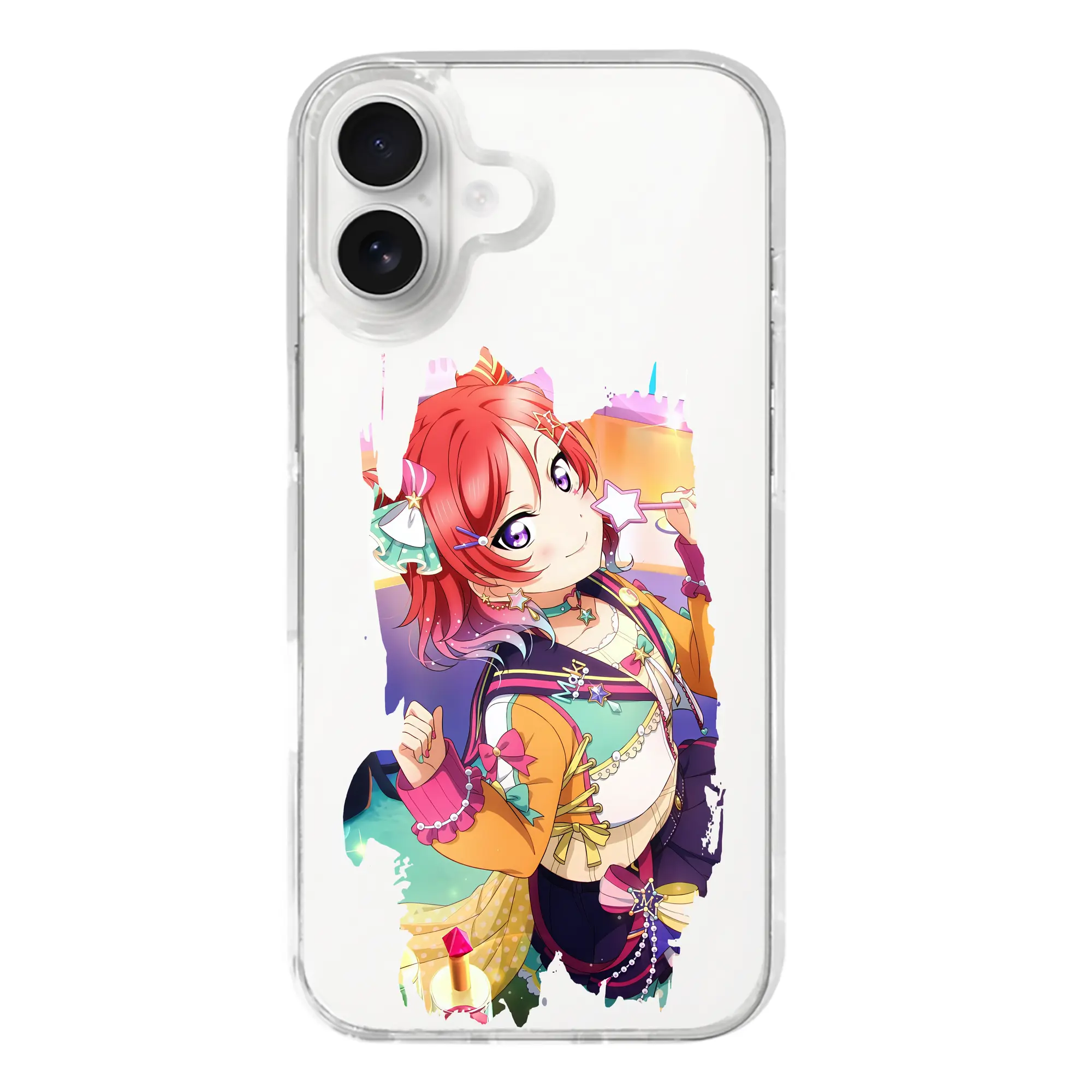 Love Live! グッズ,西木野真姫 - iPhone 17シリーズ 透明スマホケース – 薄型・耐衝撃・精密フィット保護カバー